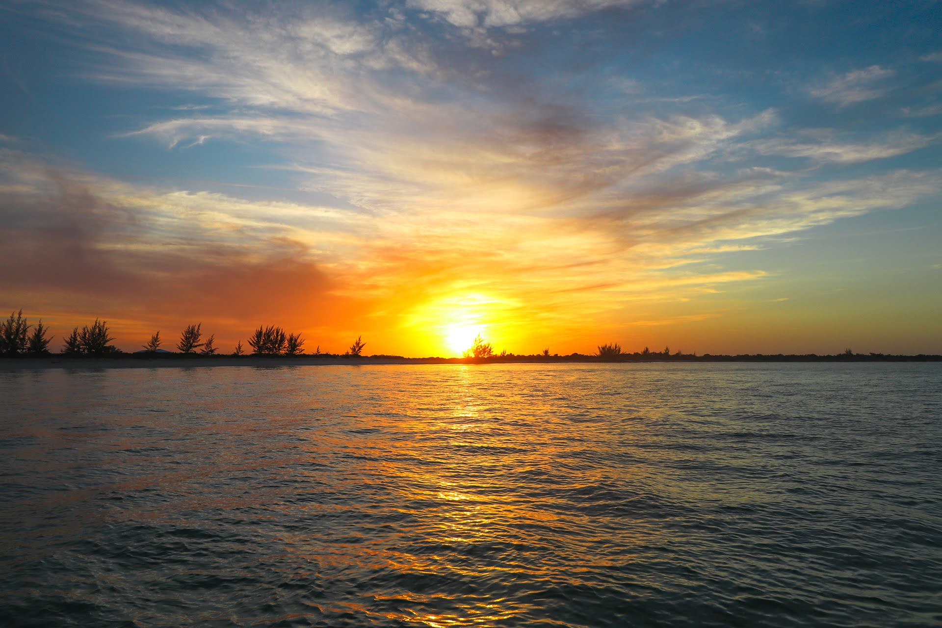 excursions-in-turks-and-caicos a sunset over a body of water