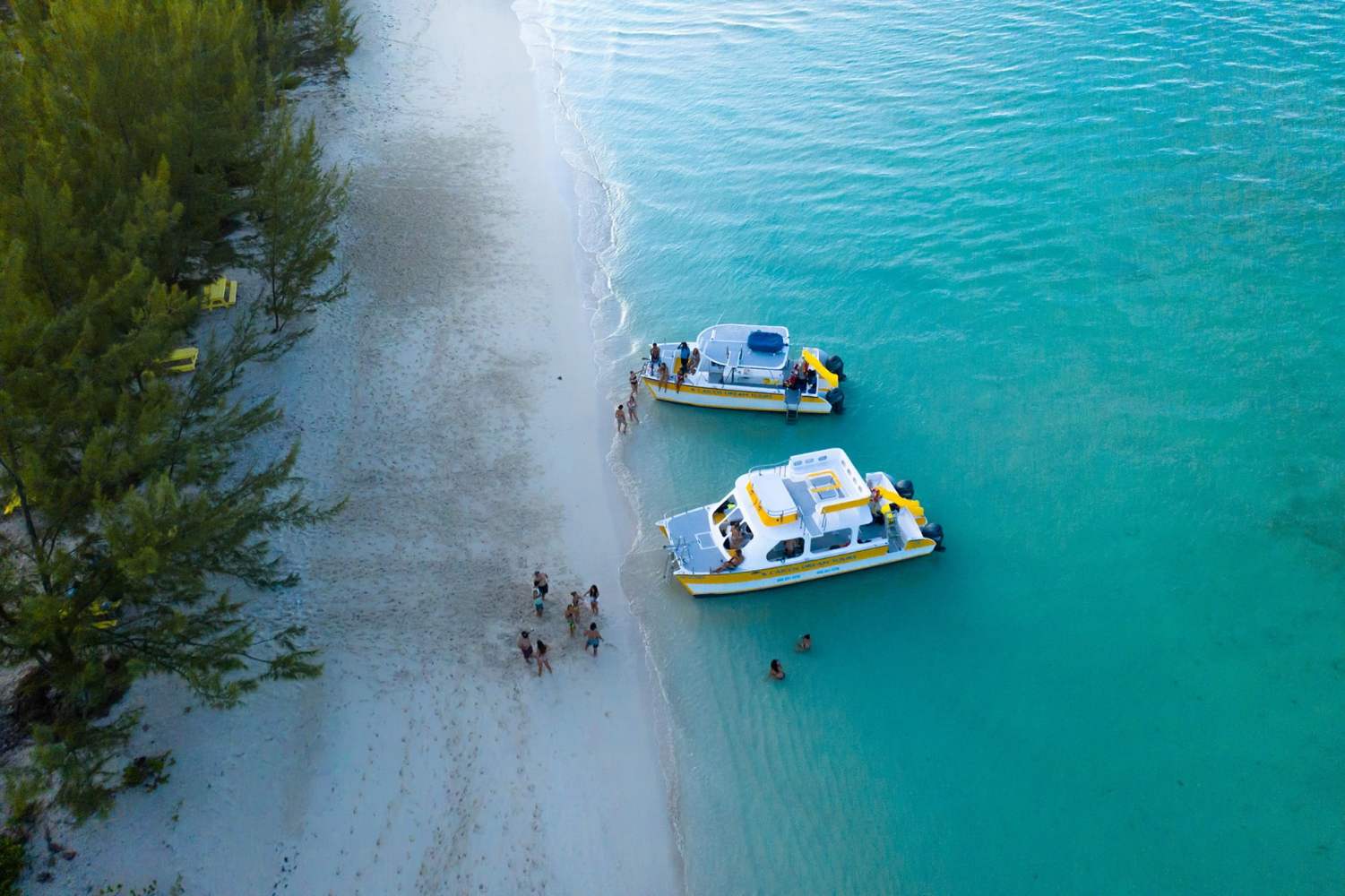 a small boat in a body of water