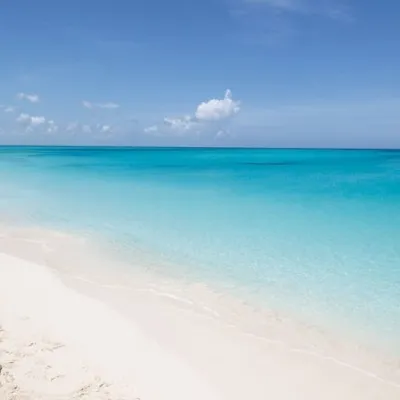a body of water next to the ocean