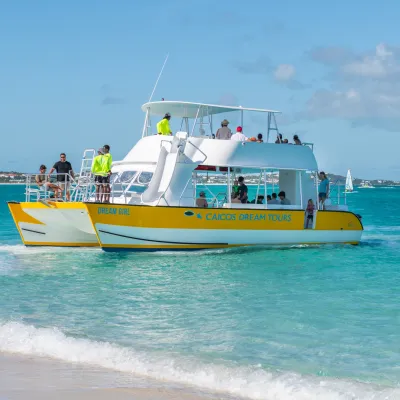 a boat that is floating in the water