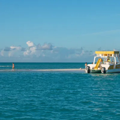 a boat on a body of water