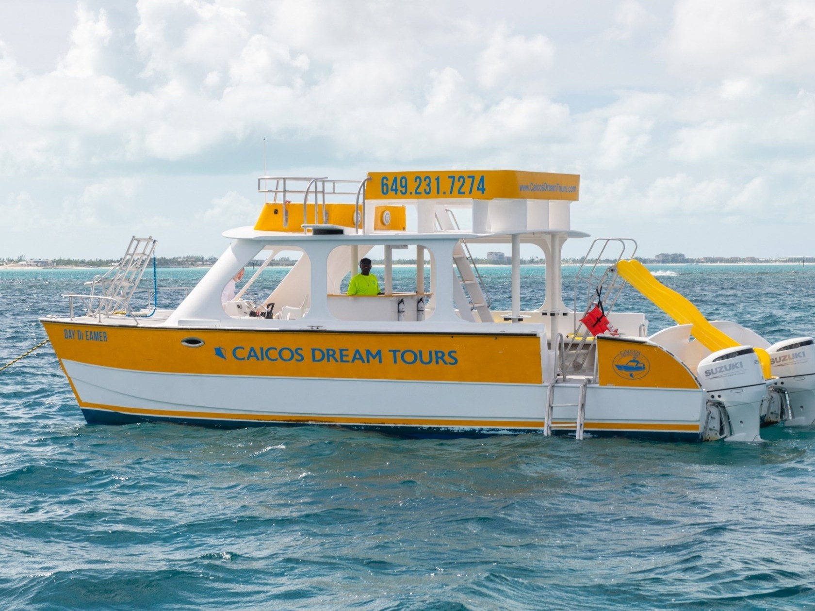 a small boat in a body of water