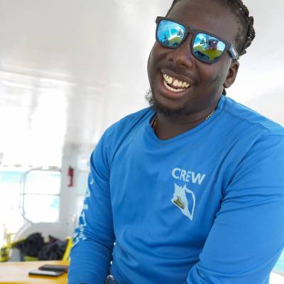 a man wearing sunglasses