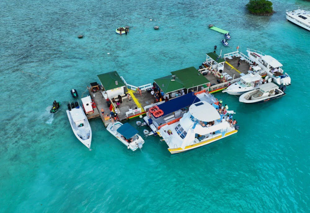 a small boat in a body of water