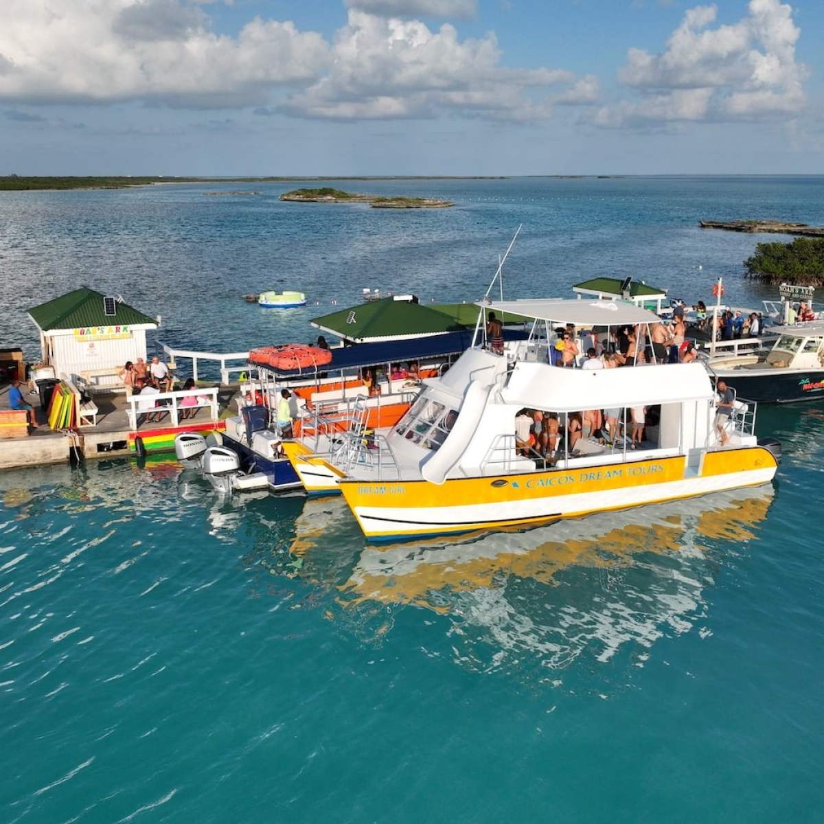 a small boat in a body of water