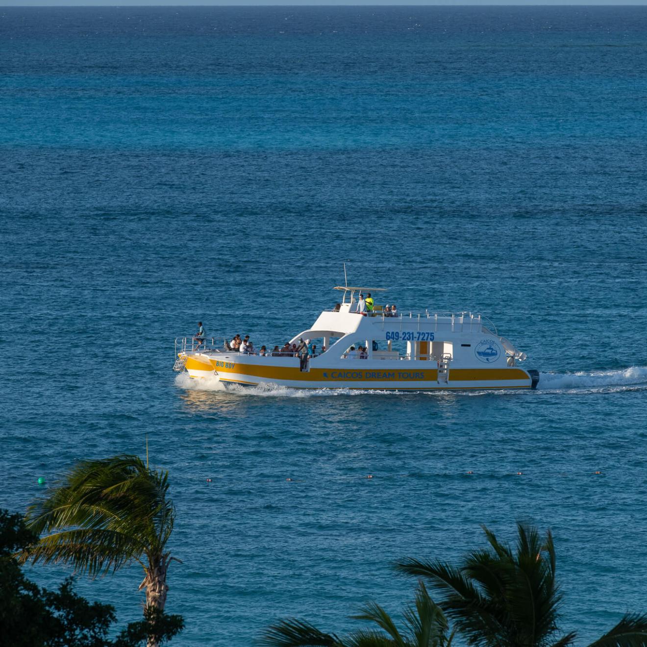 a small boat in a body of water